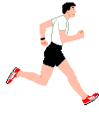 Running character